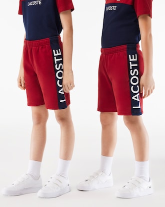 Kids' Color Stripe Cotton Shorts 