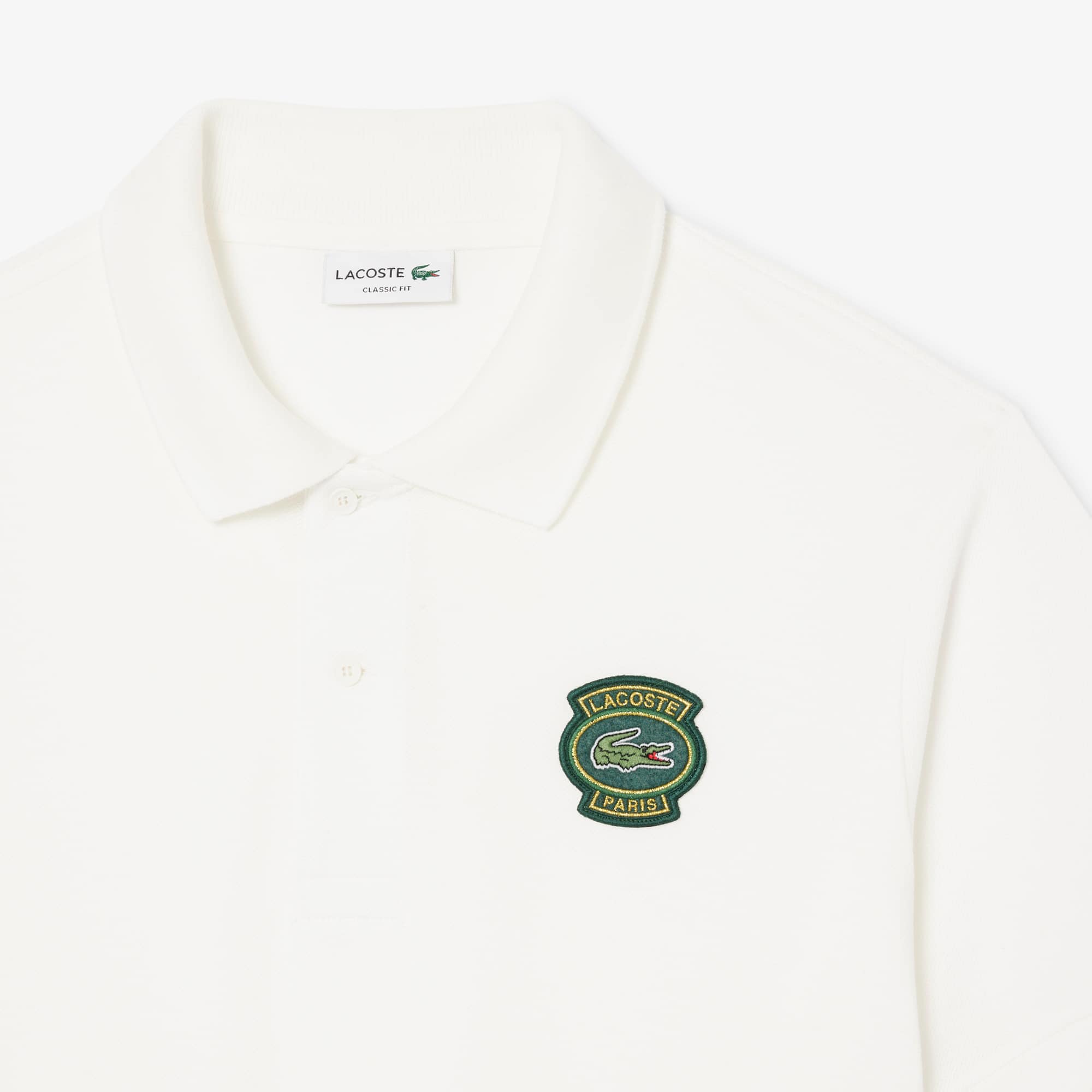 Men's Classic Fit Petit Piqué Badge Polo