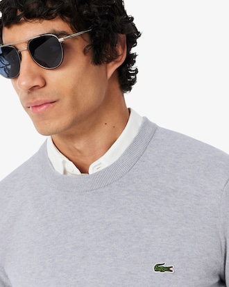 Su&eacute;ter de Algod&oacute;n con Cuello Redondo para Hombre