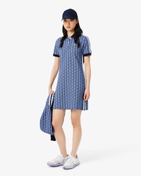 Vestido Tipo Polo Corte Slim Con Monograma Para Mujer