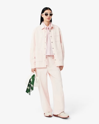 Sobrecamisa vaquera extragrande para mujer