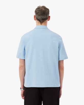 Relaxed Fit Short Sleeved Piqu&eacute; Shirt