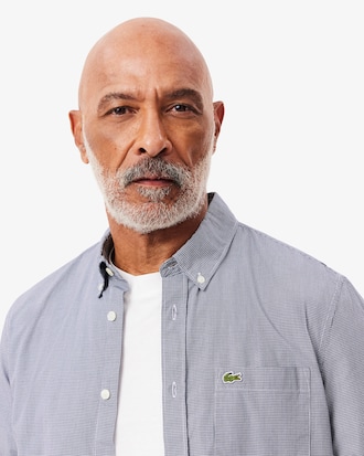 Men's Regular Fit Gingham Poplin Shirt