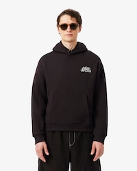 Sudadera de forro polar con m&uacute;ltiples estampados