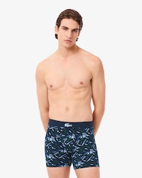 Men's Printed Stretch Cotton Boxer Briefs