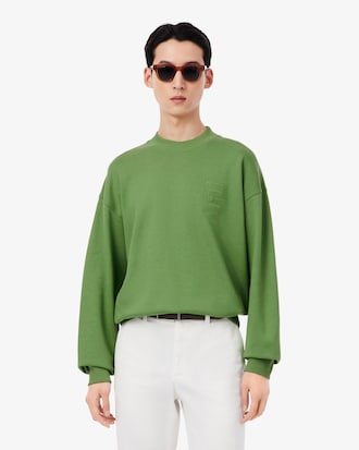 Embroidered Fleece Sweatshirt