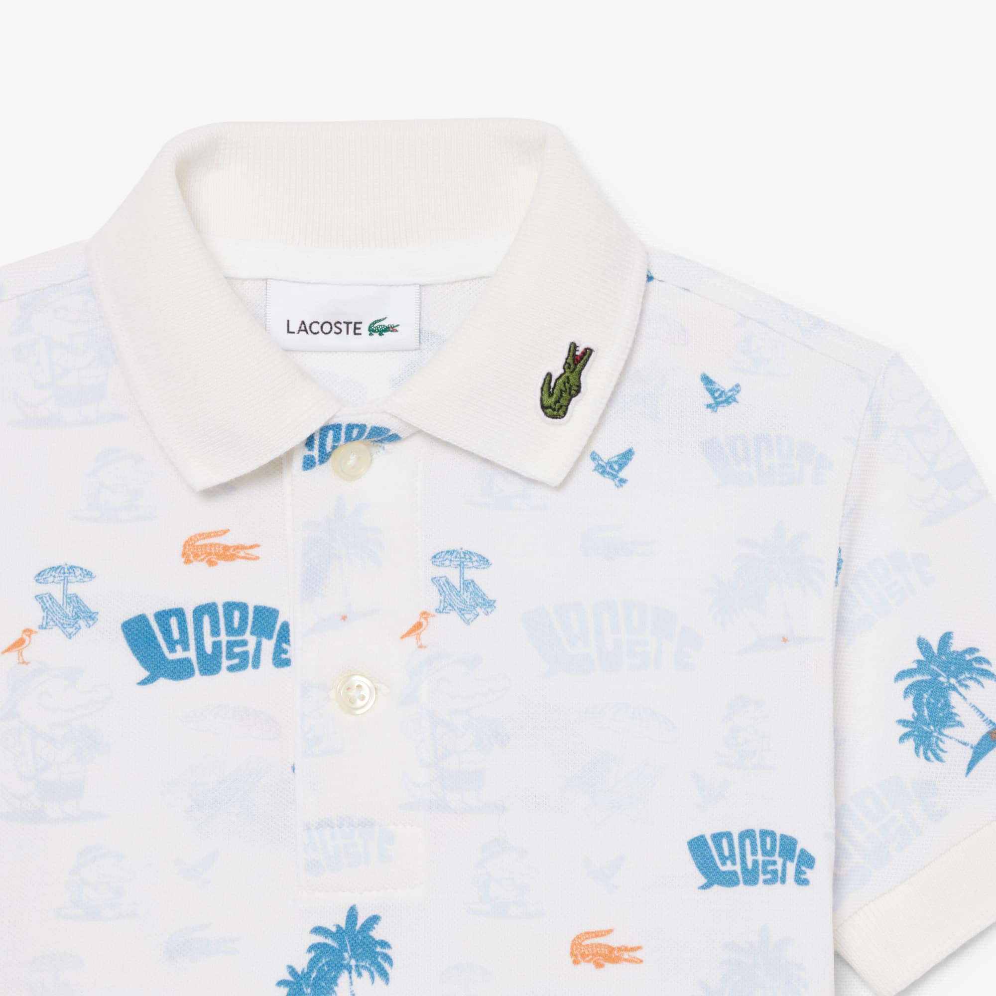 Mini Piqué Printed Polo