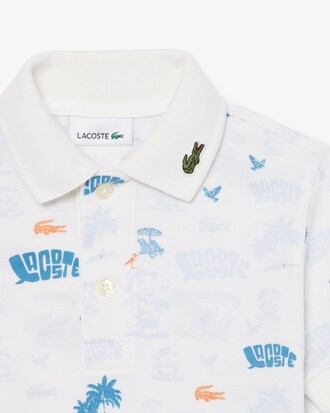 Mini Piqu&eacute; Printed Polo Shirt