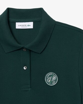 Regular Fit Petit Piqu&eacute; Badge Polo Shirt