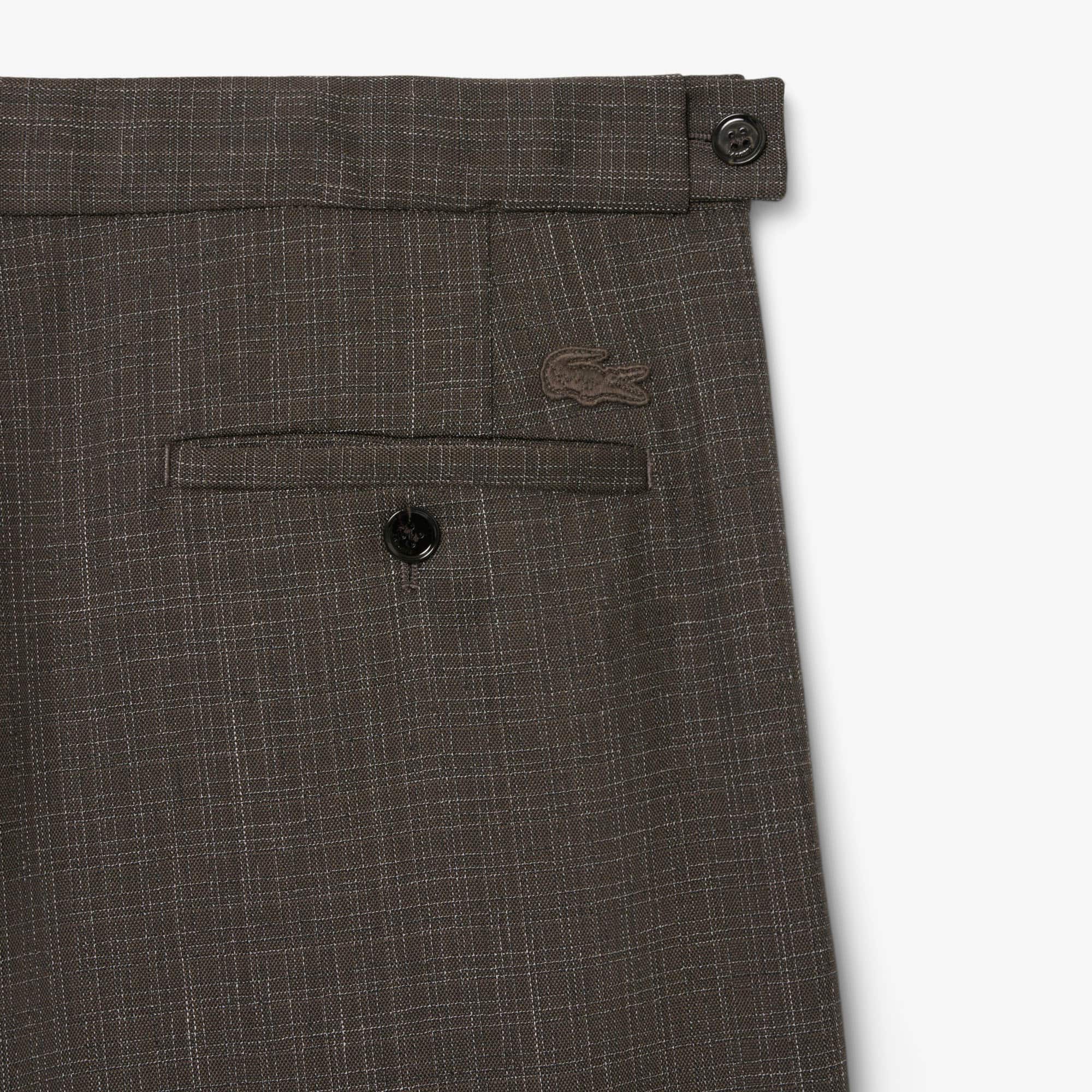Runway Straight Fit Tailored Wool Pants