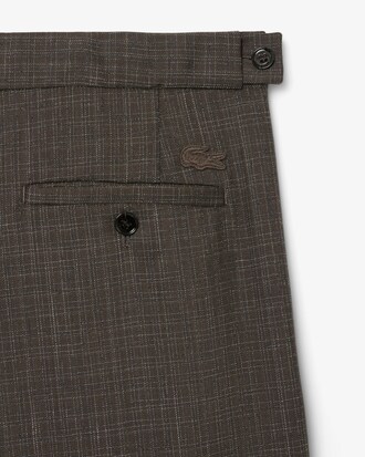 Runway Straight Fit Tailored Wool Pants