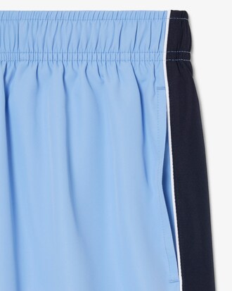 Mid Length Colorblock Swim Trunks