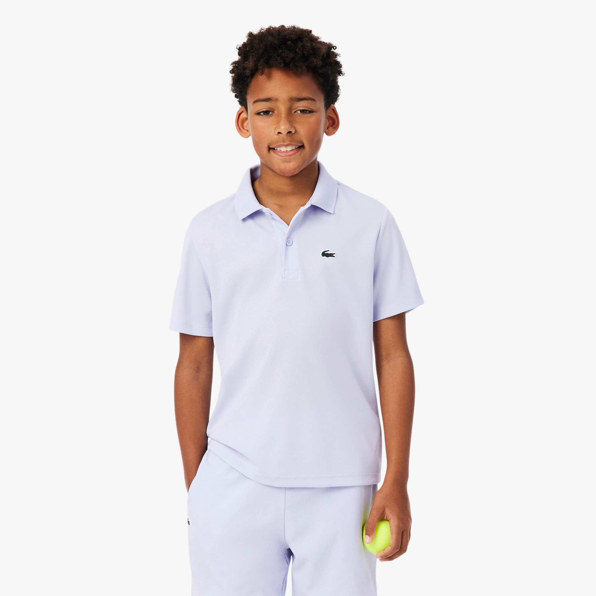 Lacoste Boys' Sport Ultra Dry Jersey Polo - 16 Years In Blue