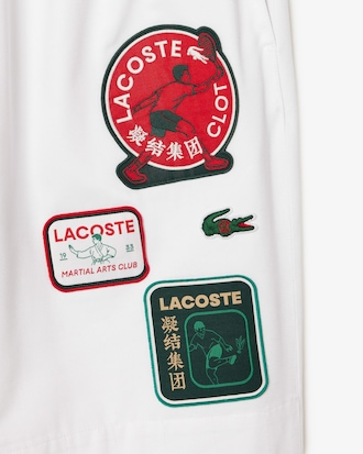 Unisex Lacoste x Clot Multi Badge Sweatpants
