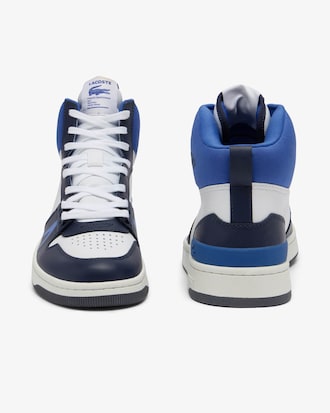 Men's L001 Mid Contrasted Leather Sneakers