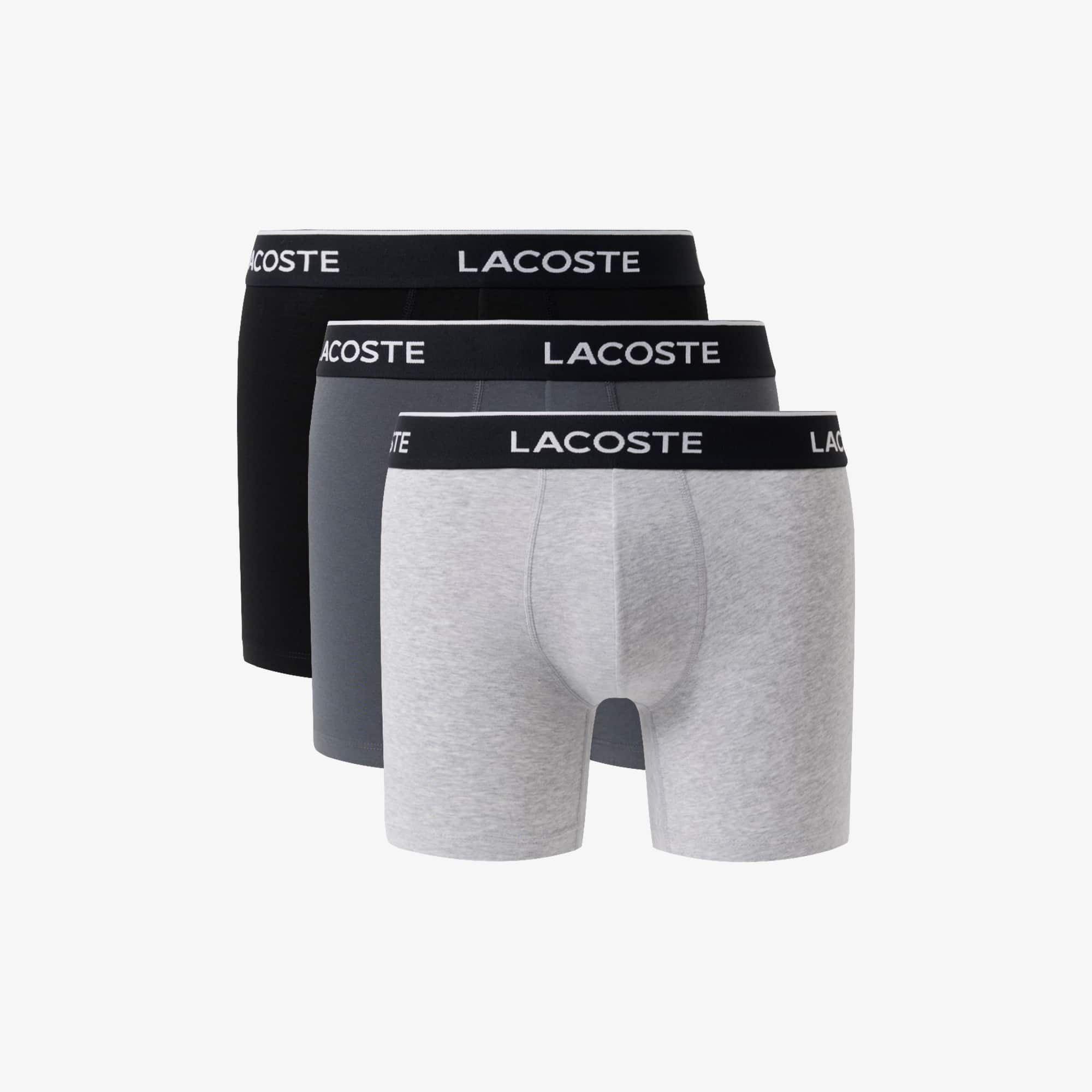 Men's Cotton Jersey Boxer Briefs 3-Pack - Underwear & Loungewear