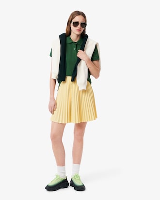 Polo De Petit Piqu&eacute; Suave Con Corte Regular Para Mujer