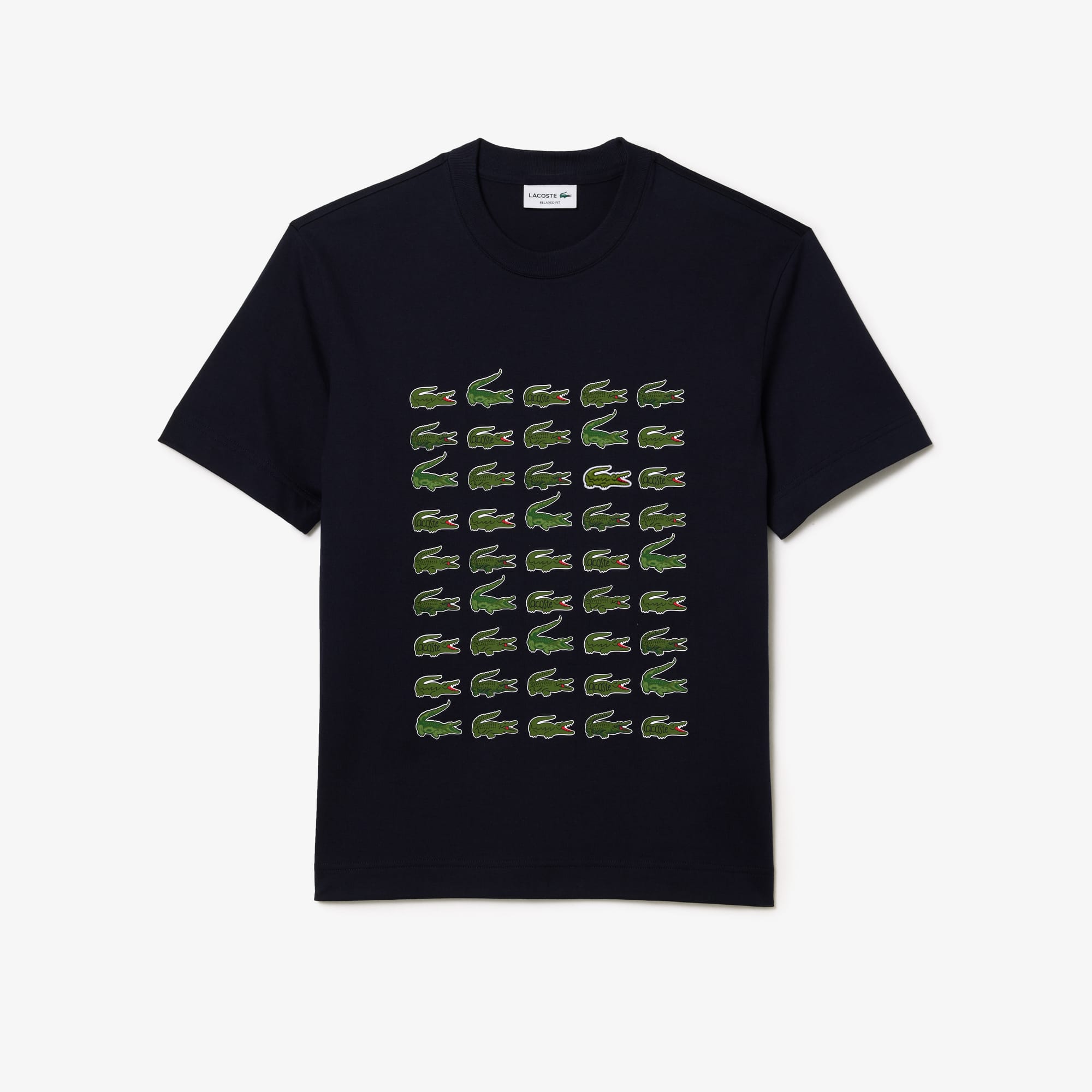 トップス LACOSTE Unisex Relaxed Fit Iconic Print T-Shirt - T-shirts - New In