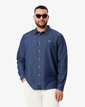 Men's Regular Fit Lightweight Denim Shirt