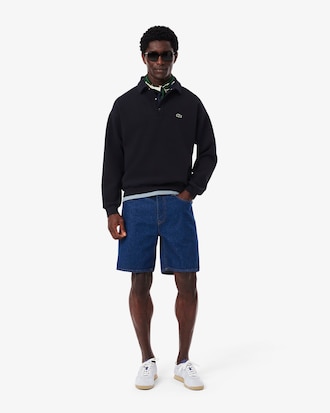 Men's Loose Fit Piqué Sweatshirt