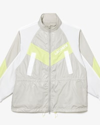 Women's Oversized Adjustable Waiste Colorblock Jacket