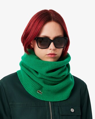 Women's Ribbed Cashmere Infinity Scarf