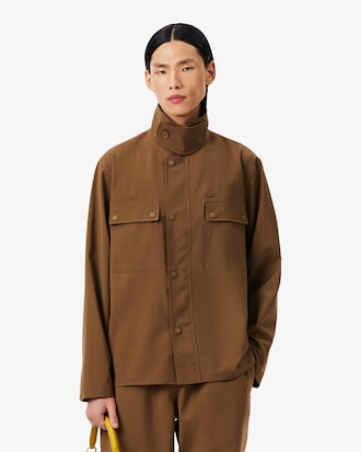 Runway Regular Fit Wool Blend Shirt