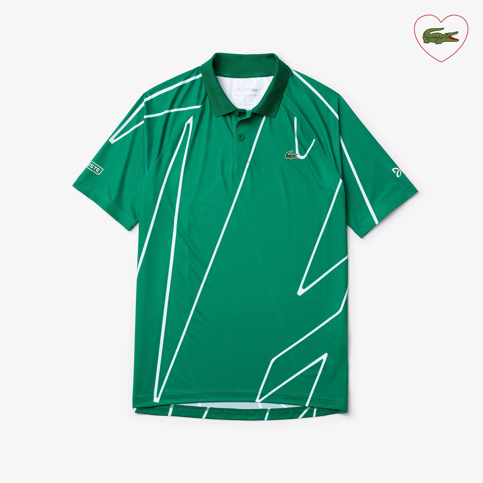 Lacoste Boys Sport Novak Djokovic All Over Print Polo Shirt