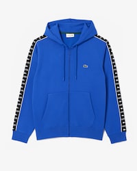 Men's Logo Stripe Zip-Up Hoodie
