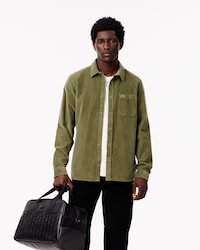Men's Regular Fit Velour Shirt