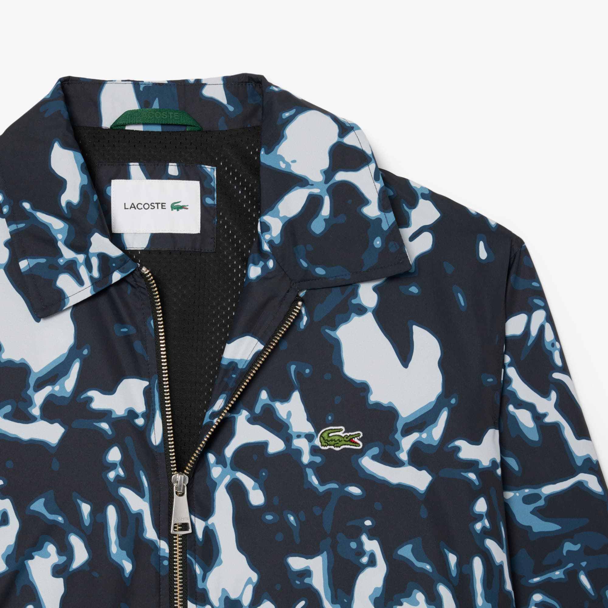 Men's Print Motif Water-Repellent Windbreaker - Jackets & Coats