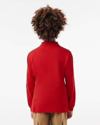 Kids' Long Sleeve Petit Piqué Polo
