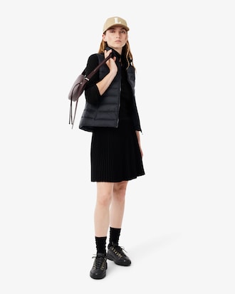 Water-Repellent Quilted Down Vest