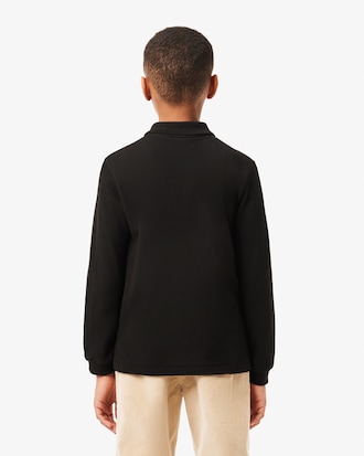 Kids' Long Sleeve Petit Piqué Polo