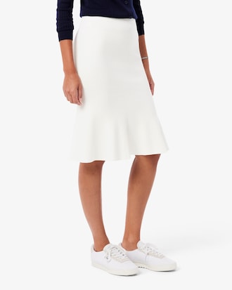 Women's 3D Ribbed Midi Skirt