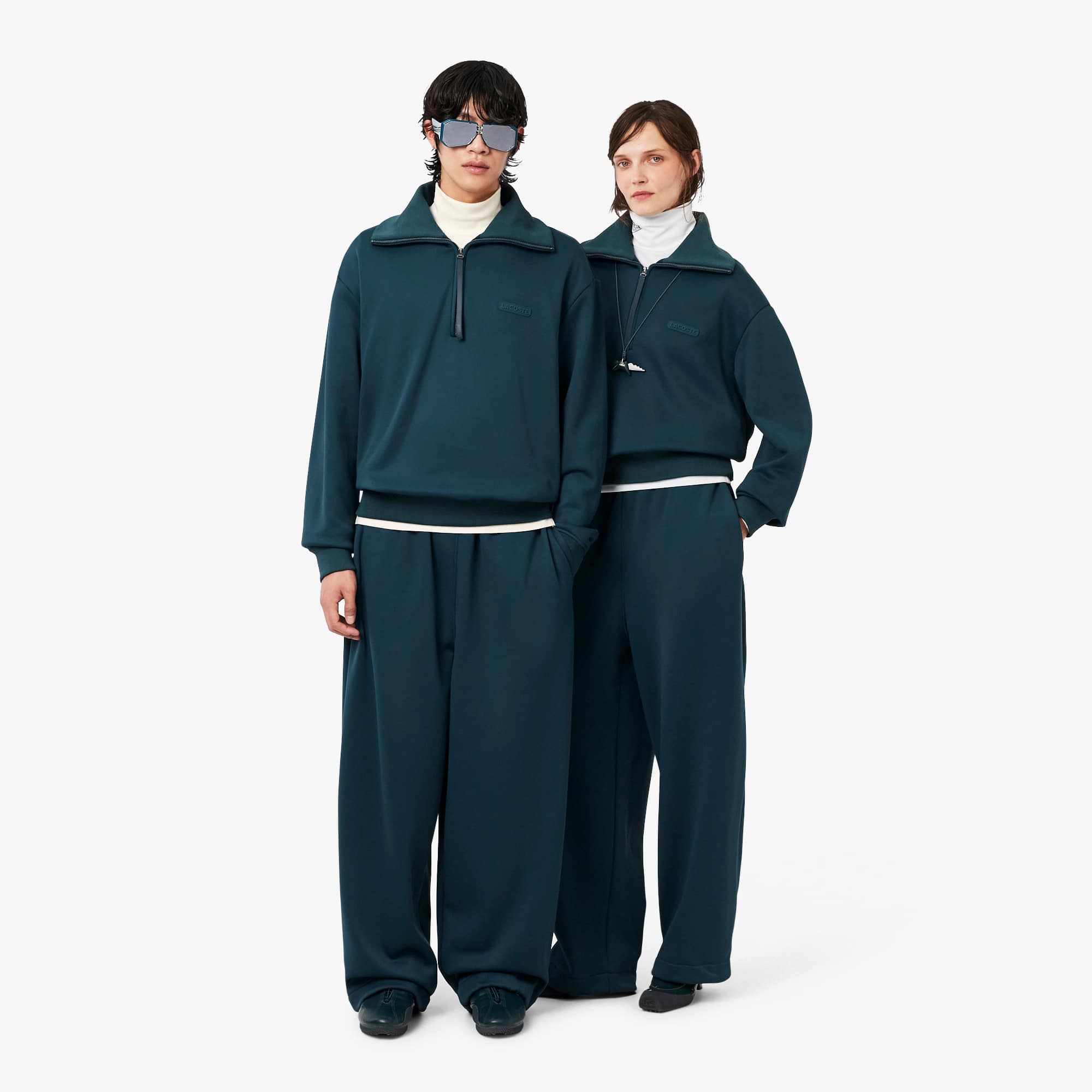 Runway Loose Fit Satin Joggers - Pants & Sweatpants - New In 2026