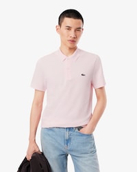 Men's Regular Fit Long Sleeve Cotton Blend Polo