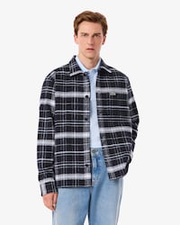 Sobrecamisa De Algod&oacute;n A Cuadros