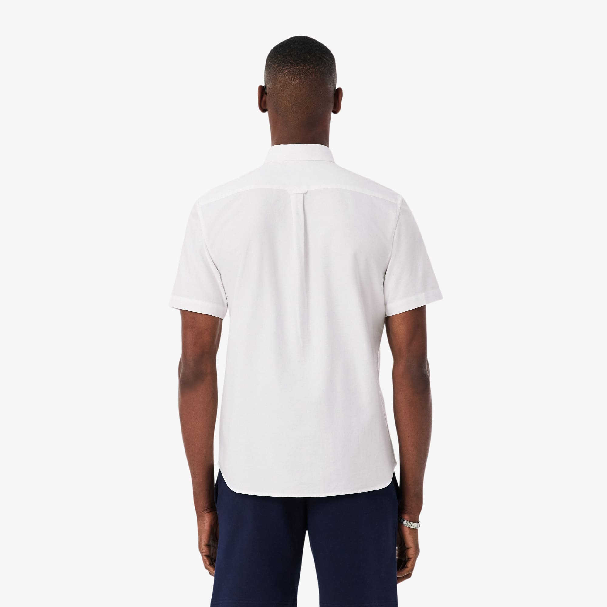 lacoste short sleeve dress shirts Lacoste Regular Fit Short Sleeved Plaid Shirt - 15
