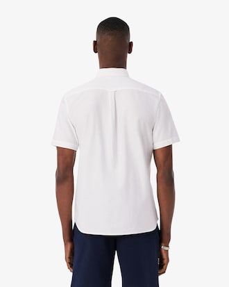 Chemise homme regular fit Oxford manches courtes en coton