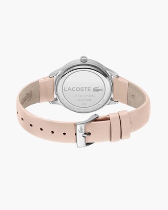 Lacoste Club 3 Hands Watch With Nude Leather Strap