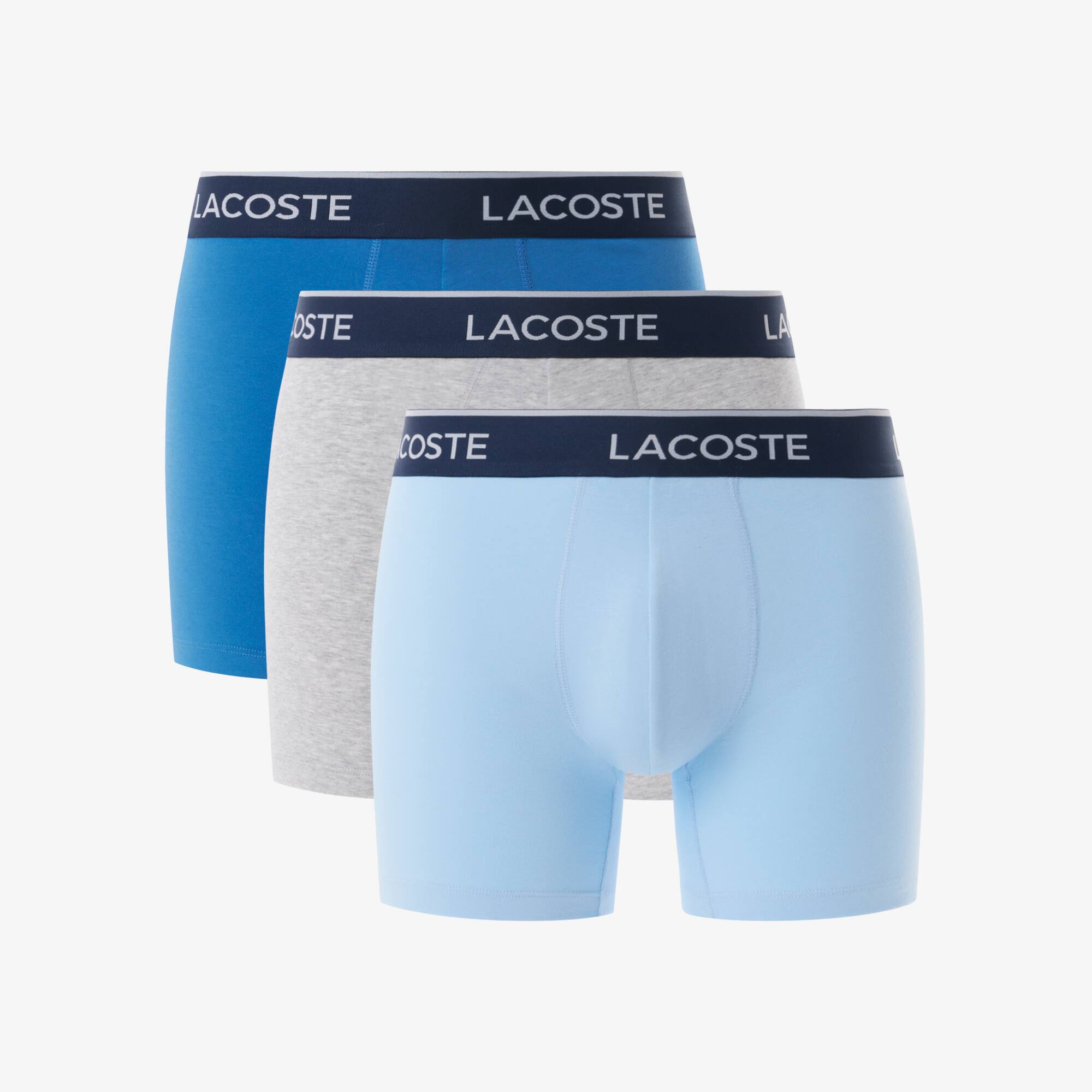 Men's 3-Pack Stretch Cotton Boxer Briefs - Underwear - New