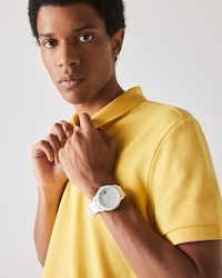 Men's L.12.12 White Silicone Strap Watch
