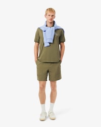 Men's Classic Fit Embroidered Motif Piqué Polo