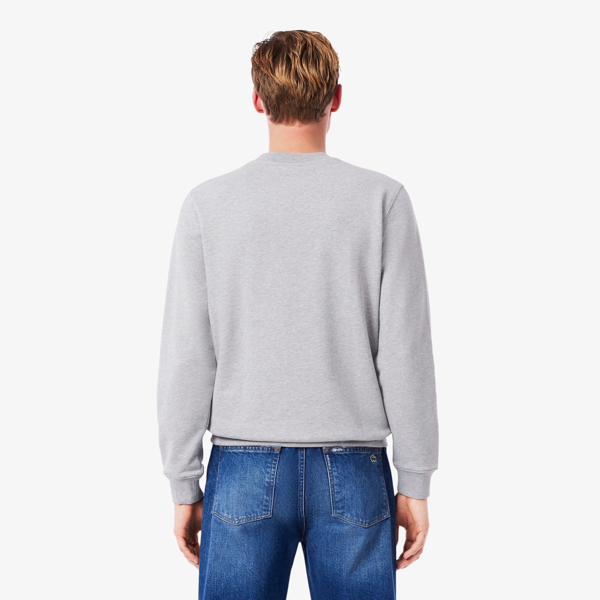 Men's Classic Fit Printed Crew Neck Sweatshirt - Sweaters