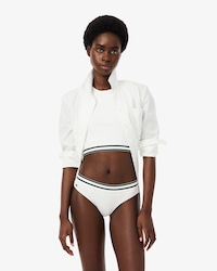 Stripe Waist Cotton Briefs