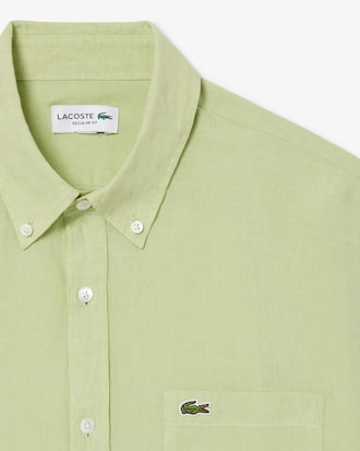Men's Regular Fit Linen Shirt