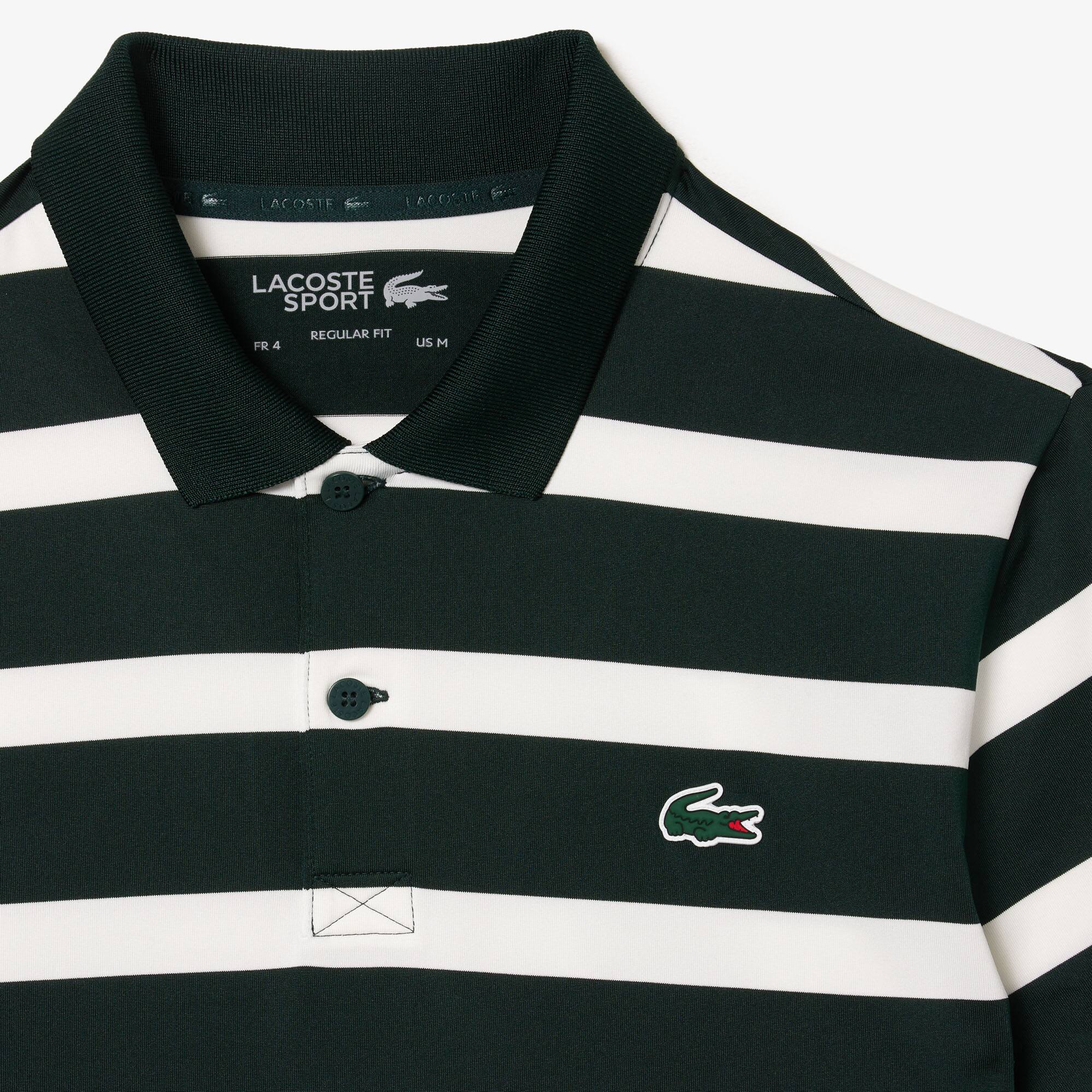 Men's Striped Golf Polo