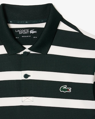 Men's Striped Golf Polo
