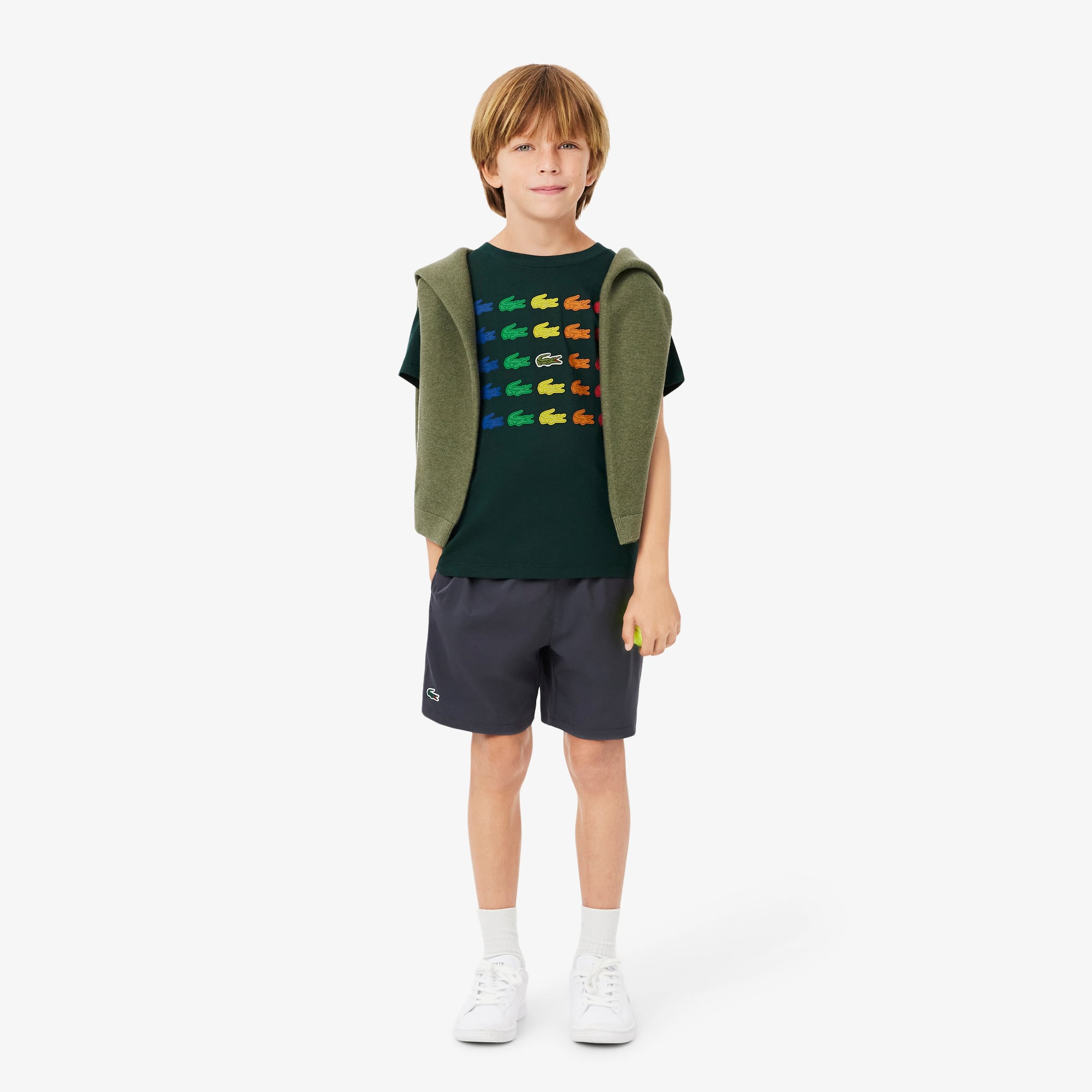 Printed Cotton T-shirt - Teens T-Shirts & Tops - New In 2026 | Lacoste